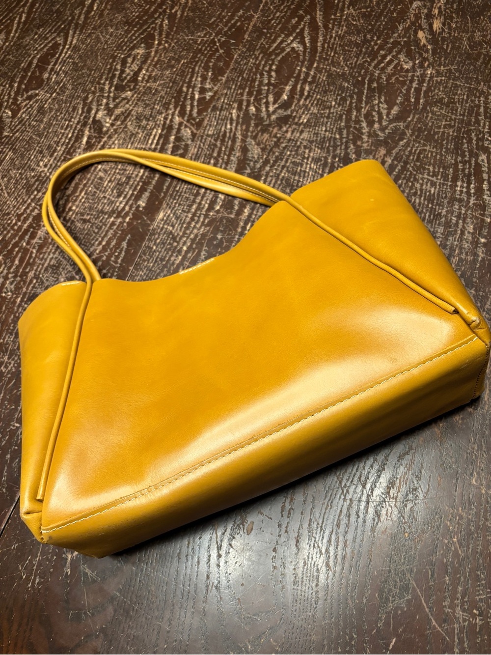 Portland Leather Goods - Large Verona Tote in Mango - Picture 3 of 6